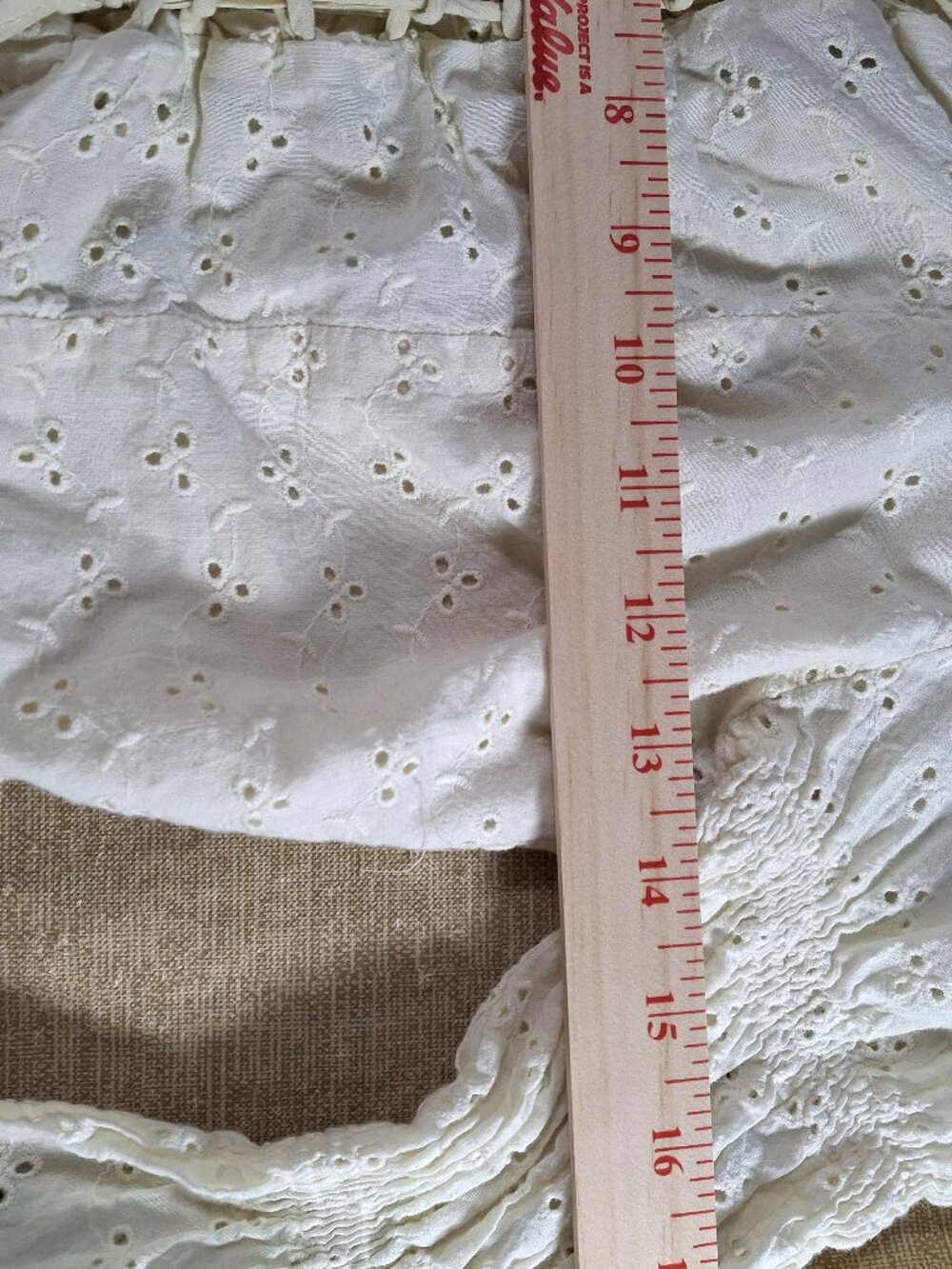 Scarlet Darkness Pale Yellow Cropped to Waist Peasant Look Top Size Small - Picture 5 of 6